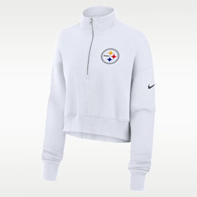 Pittsburgh Steelers ウォームアップウェア ホワイト Pittsburgh Steelers Primetime Phoenix Women's Nike NFL Oversized
